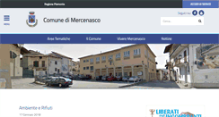 Desktop Screenshot of comune.mercenasco.to.it