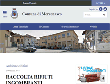 Tablet Screenshot of comune.mercenasco.to.it